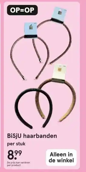 Etos BISJU haarbanden aanbieding