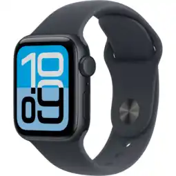 MediaMarkt Apple Watch Se 3gps - 40mmmidnight Aluminium Case Midnight Sport Band S/m Smartwatch aanbieding
