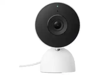 MediaMarkt Google Nest Cam Indoor (wired 3rd Gen) Slimme Binnencamera Wit aanbieding