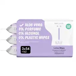 Kruidvat Naïf Lotion Babydoekjes aanbieding