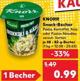 Kaufland DE Knorr Snack-Becher aanbieding