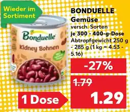 Kaufland DE Bonduelle Gemüse aanbieding