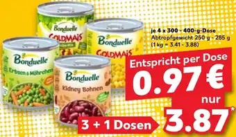 Kaufland DE Bonduelle Gemüse aanbieding