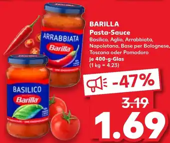 Kaufland DE Barilla Pasta-Sauce aanbieding