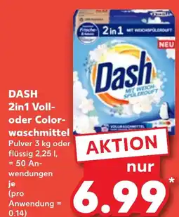 Kaufland DE Dash 2in1 Voll oder Color waschmittel aanbieding