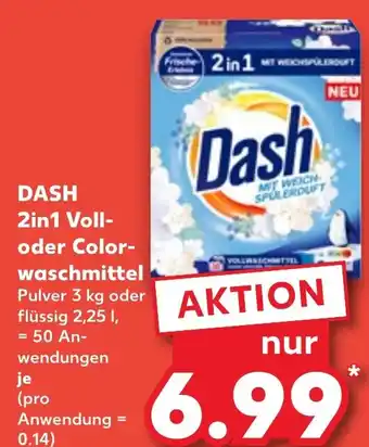 Kaufland DE Dash 2in1 Voll oder Color waschmittel aanbieding