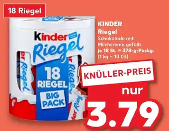 Kaufland DE Kinder Riegel aanbieding