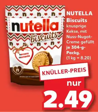 Kaufland DE Nutella Biscuits aanbieding