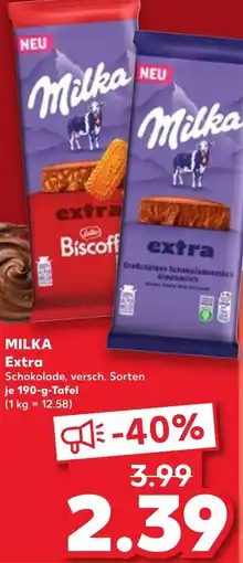 Kaufland DE Milka Extra aanbieding