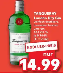 Kaufland DE Tanqueray London Dry Gin aanbieding
