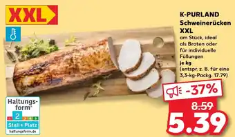 Kaufland DE K-purland Schweinerücken XXL aanbieding