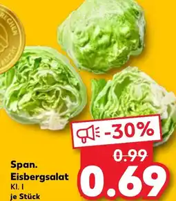 Kaufland DE Span. Eisbergsalat aanbieding