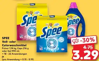 Kaufland DE Spee Voll oder Colorwaschmittel aanbieding