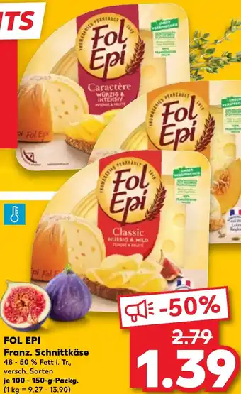 Kaufland DE Fol Epi Franz. Schnittkäse aanbieding