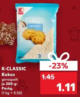 Kaufland DE K-CLASSIC Kokos aanbieding