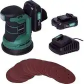Praxis Vonroc Accu Schuurmachine – Vpower 20v - Incl. 2x 2.0ah Accu & Oplader - Ø125mm - Met Stofzak aanbieding