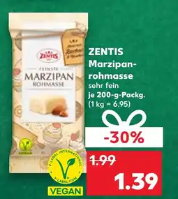 Kaufland DE ZENTIS Marzipan rohmasse aanbieding
