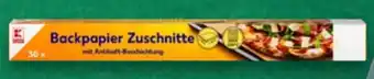 Kaufland DE K-CLASSIC Backpapier Zuschnitte aanbieding