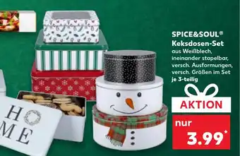 Kaufland DE Spice&soul keksdosen set aanbieding