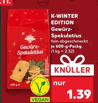 Kaufland DE K Winter edition Gewürz Spekulatius aanbieding