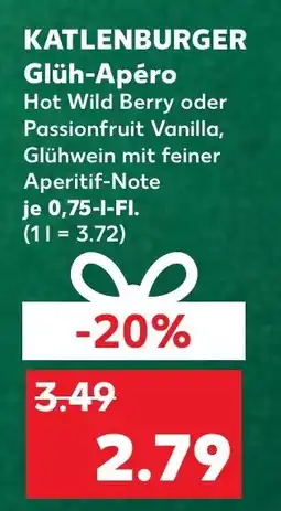 Kaufland DE Katlenburger Glüh-Apéro aanbieding