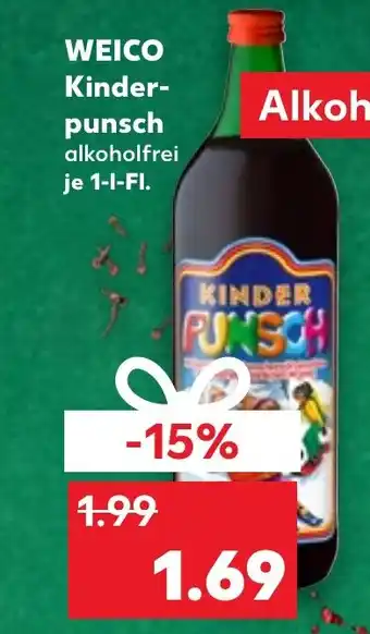 Kaufland DE Weico Kinder punsch aanbieding