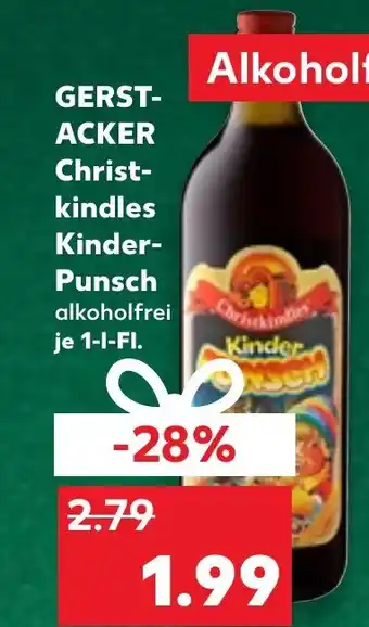 Kaufland DE Gerst Acker kindles Kinder Punsch aanbieding