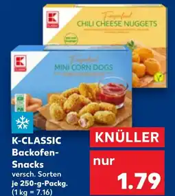 Kaufland DE K CLASSIC Backofen Snacks aanbieding
