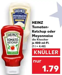 Kaufland DE HEINZ Tomaten Ketchup oder Mayonnaise aanbieding