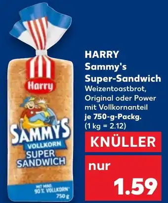 Kaufland DE HARRY Sammy's Super Sandwich aanbieding