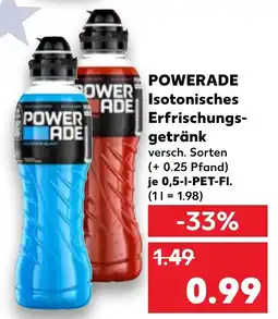 Kaufland DE POWERADE Isotonisches Erfrischungs getränk aanbieding