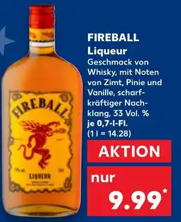 Kaufland DE FIREBALL Liqueur aanbieding