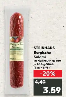Kaufland DE Steinhaus Bergische Salami aanbieding
