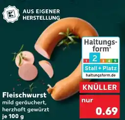 Kaufland DE Fleischwurst aanbieding