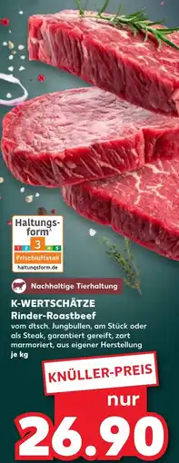 Kaufland DE K Wertschätze Rinder Roastbeef aanbieding