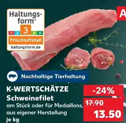 Kaufland DE K-Wertschätze Schweinefilet aanbieding