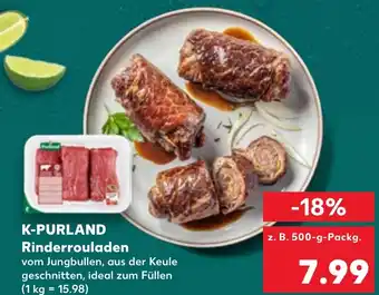 Kaufland DE K-PURLAND Rinderrouladen aanbieding