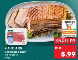 Kaufland DE K-PURLAND Schweinebauch aanbieding