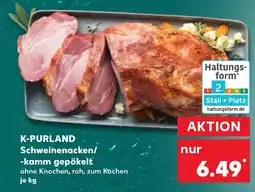 Kaufland DE K-PURLAND Schweinenacken kamm gepökelt aanbieding