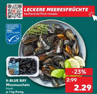 Kaufland DE K-BLUE BAY Miesmuscheln aanbieding