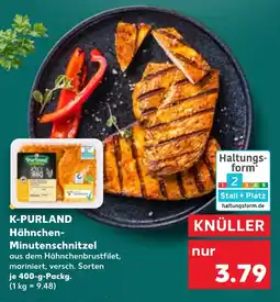 Kaufland DE K-PURLAND Hähnchen Minutenschnitzel aanbieding
