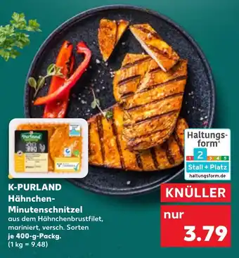 Kaufland DE K-PURLAND Hähnchen Minutenschnitzel aanbieding
