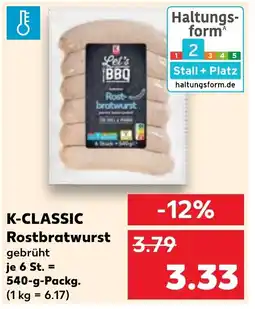 Kaufland DE K-CLASSIC Rostbratwurst aanbieding