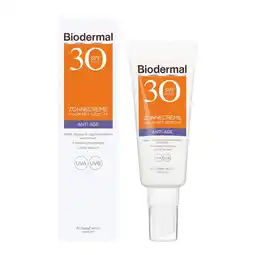 Kruidvat Biodermal Anti Age SPF30 Zonnecrème voor je Gezicht aanbieding