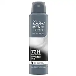 Kruidvat Dove Men+Care Advanced Invisible Dry Antitranspirant Deodorant Spray aanbieding