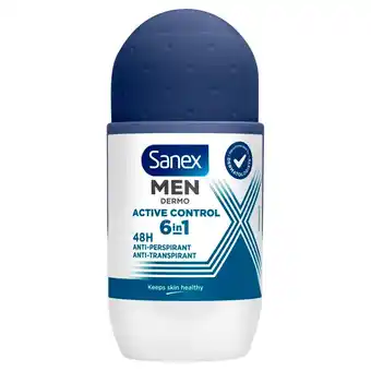 Kruidvat Sanex Men Dermo Active Control 48-Uur Antitranspirant Roller aanbieding