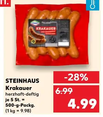 Kaufland DE Steinhaus Krakauer aanbieding