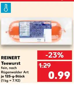 Kaufland DE Rügenwalder Teewurst aanbieding