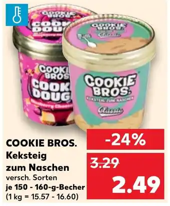 Kaufland DE Cookie bros. Keksteig zum Naschen aanbieding