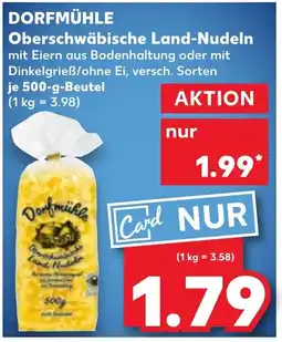 Kaufland DE Dorfmühle Oberschwäbische Land Nudeln aanbieding